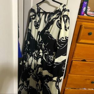 Unique Vintage long horse print dress